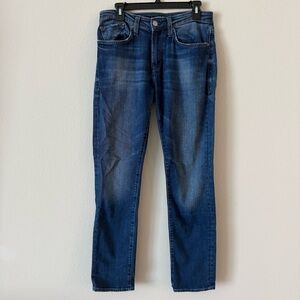 Mavi Deep Blue Marcus Slim Straight Leg Jeans